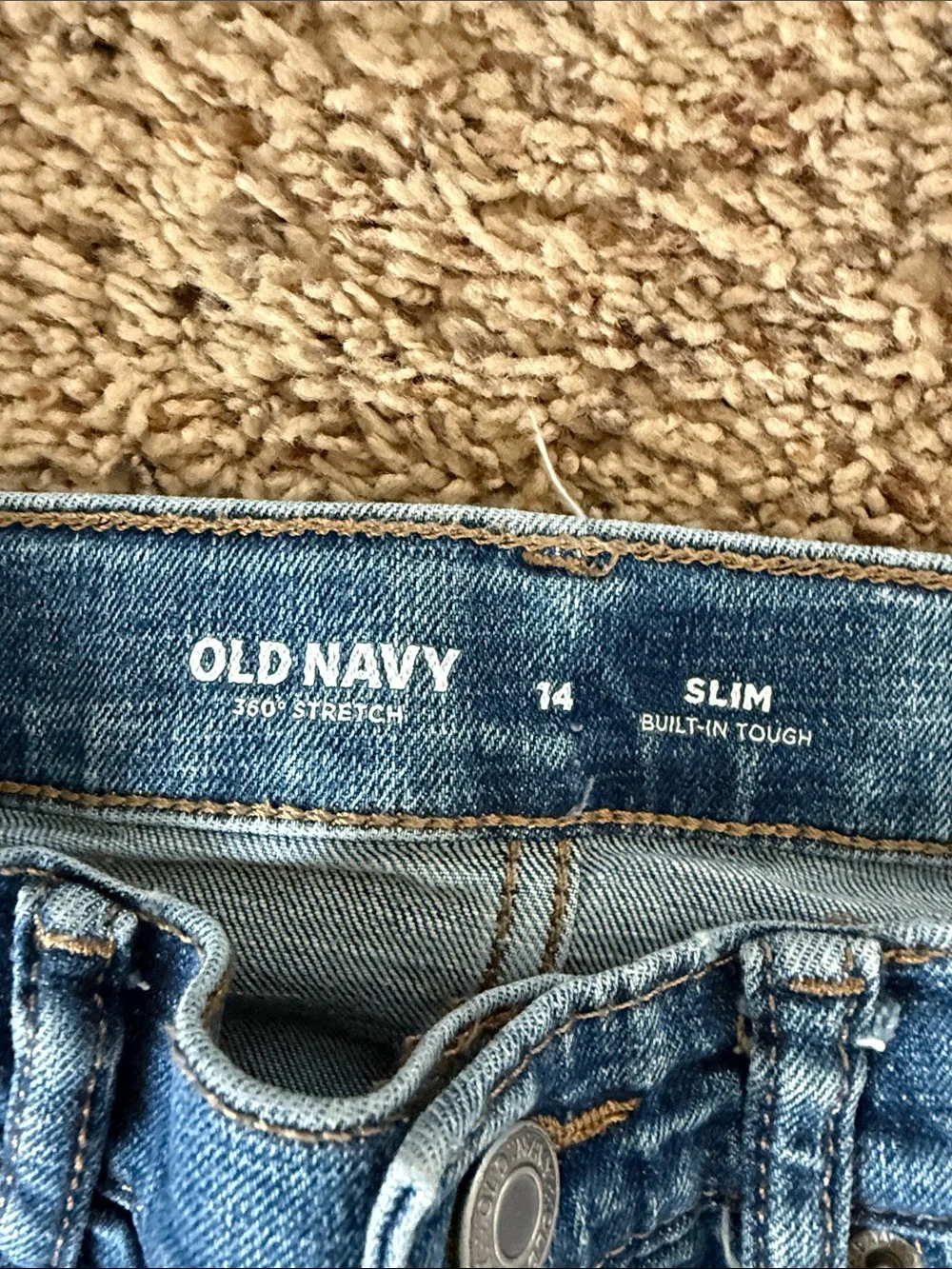 Old Navy Light Blue Distressed Kids' Jeans